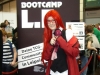 Sie wurde begleitet von Amelie Fischer, die Grell Suttcliff von Black Butler cosplayte.
